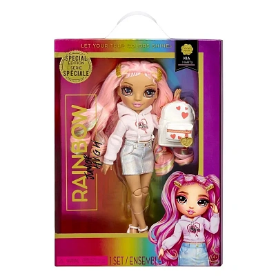 RAINBOW HIGH Кукла Junior Киа Харт 24 см розовая 