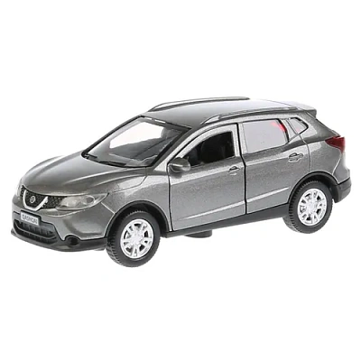 ТМ Технопарк. Машина металл "NISSAN QASHQAI" 12см, откр дв, багаж, инерц, СЕРЫЙ.