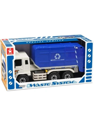 Daesung Игрушка Мусоровоз синий