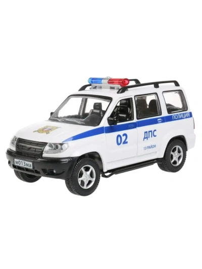 ТЕХНОПАРК Машина Полиция Патриот пласт.инерц. 21см