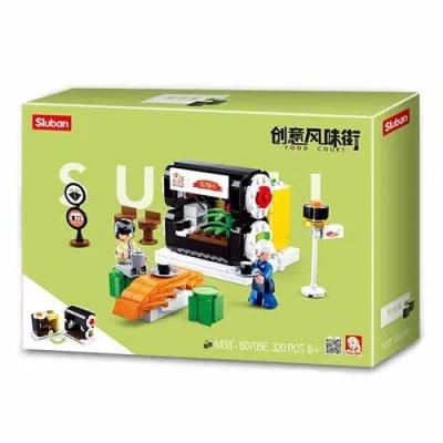 Конструктор пластмассовый Sluban «Фуд-корт: Суши» (320 дет.)