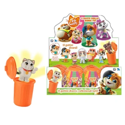 Игрушка фигурка героя «44 котёнка», в ведре