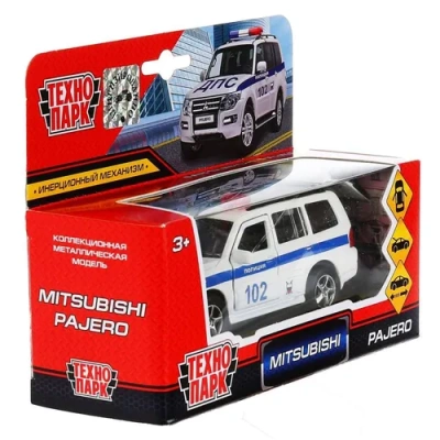 ТЕХНОПАРК Mitsubishi Pajero Полиция 12 см.