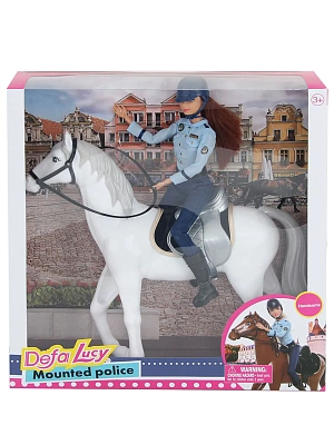 Кукла DEFA Lucy "Прогулка с лошадкой" 29 см,