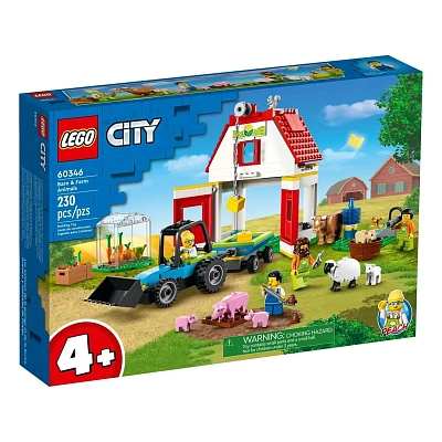 Конструктор LEGO CITY Ферма и амбар с животными