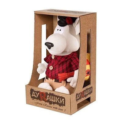 Мягкие Игрушки Мягкая Игрушка ДуRашки, Лайка с Балалайкой, 24 см 