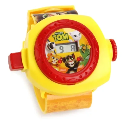 УМКА Часы «Говорящий Том» с проекцией на 24 кадра, на блистере