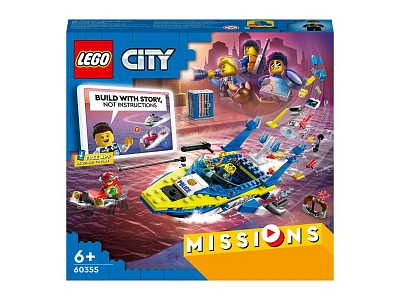 Конструктор LEGO CITY Детективные миссии водной полиции