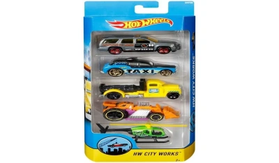Hot wheels. Набор подарочный Серия «Hot Wheels» из 5 машинок