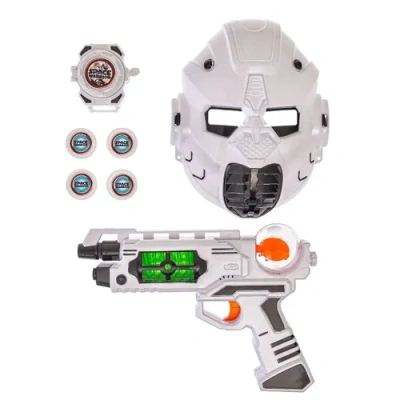 Игровой набор Mioshi Army «Стражник с бластером» (4 предм., 24,5 см, свет, звук, подвиж., работа от 