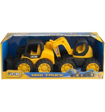 Набор JCB 18см 2 машинки (экскаватор и мини-погрузчик)