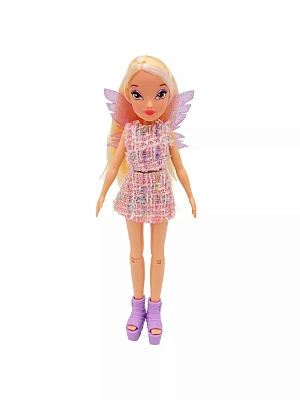 Шарнирная кукла Winx Club Модная Стелла с крыльями, 24 см,