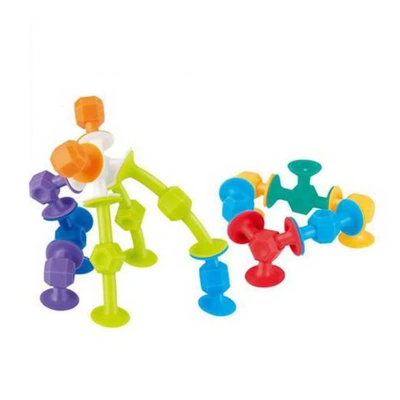 Конструктор с присосками «Веселые прилипалы», мягкий, 16 деталей, в коробке