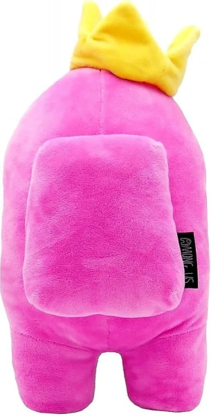 Among us Плюшевая игрушка-фигурка розовая с короной  30 см
