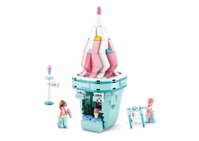 Конструктор пластмассовый Sluban «Фуд-корт: Мороженое» (301 дет.)