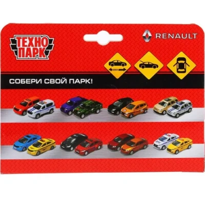 ТЕХНОПАРК Машина металл «RENAULT» kaptur каршеринг 12см, откр двери, инерц. 