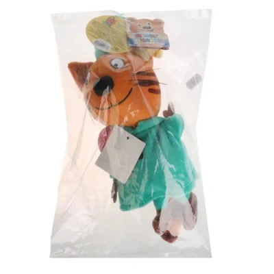 МЯГКАЯ ИГРУШКА «МУЛЬТИ-ПУЛЬТИ» ТРИ КОТА. КОМПОТ 16СМ, ОЗВУЧ.