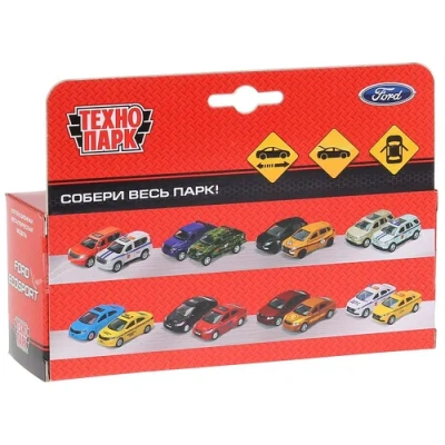 Машина металл FORD Ecosport синий 12см, открыв. двери, инерц. в кор. Технопарк
