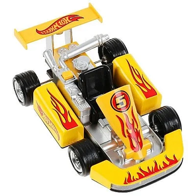 Машина металл свет-звук hot wheels СПОРТКАР, 15 см, инерц, кор. Технопарк 