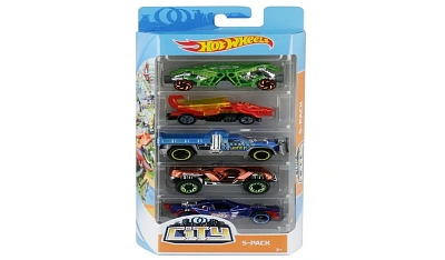 Hot wheels. Набор подарочный Серия "Hot Wheels" из 5 машинок