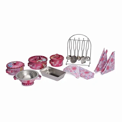 Набор кухонной посуды Disney Принцесса "Королевское угощение"(20 предм., металлич)