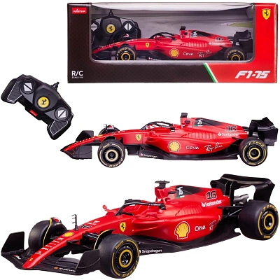 Машина р/у 1:18 Формула 1, Ferrari F1 75, 2,4G, цвет красный, комплект стикеров