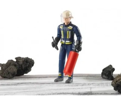 Внедорожник Jeep Wrangler Unlimited Rubicon Пожарная с фигуркой