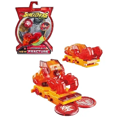 Дикие Скричеры. Машинка-трансформер Фрэкчур л5. ТМ Screechers Wild