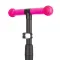Самокат трехколесный Slider Sport, складной, с фонариком, цвет: фуксия