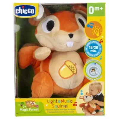 Chiccо Игрушка мягкая музыкальная Белка
