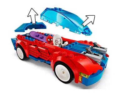 Конструктор LEGO Гоночный автомобиль Человека-Паука и Зеленый гоблин Венома