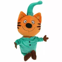 Игрушка мягкая Три Кота Компот новый 20см, муз. чип, в пак МУЛЬТИ-ПУЛЬТИ 