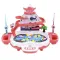 Игровой набор CHANG XING TOYS “Океанариум с горками“ (91 см, дельфины, рыбки, подвиж., 2 удочки, муз