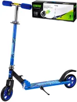 Самокат 2-х колесный (кол.14,5см,регулир. руль, макс.вес 100кг.,синий)