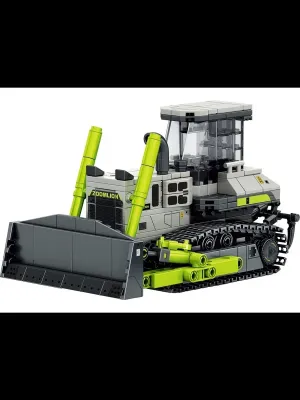 Конструктор пластиковый "Бульдозер"