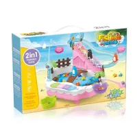 Игровой набор CHANG XING TOYS “Океанариум с горками“ (84 см, пингвины, рыбки, подвиж., удочка, музык