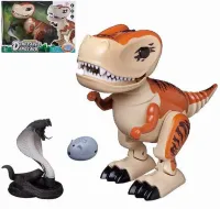 Динозавр против кобры, игровой набор, на р/у, световые и звуковые эффекты, в коробке 30,6х14,4х21,7 