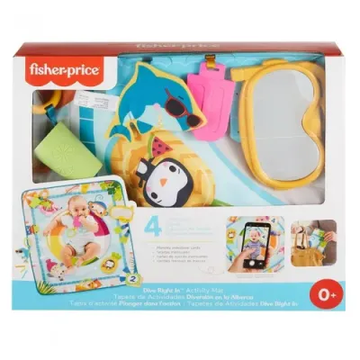 Fisher-Price Развивающий коврик “Морская тематика“