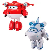 Super Wings Набор из трансформеров Заряженные Джетт и Астра