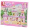 Конструктор пластмассовый Sluban “Розовая мечта: Утро принцессы“ (двухэтажный замок,)