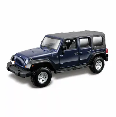 Машинка die-cast Jeep Wrangler Unlimited Rubicon, 1:32, синяя