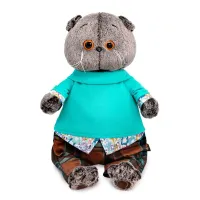 Кот Басик в штанах в клетку 19 см