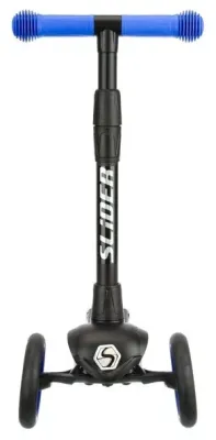 Самокат трехколесный Slider Sport, складной, с фонариком, цвет: синий
