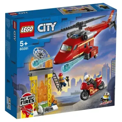 Конструктор LEGO CITY Fire Спасательный пожарный вертолёт