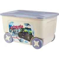 Детский ящик на колесах Lalababy Play with Me Super Truck 50 л