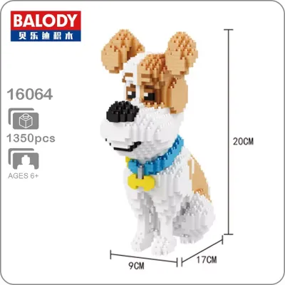 Конструктор пластиковый Balody "Терьер-2" (1350 деталей, в коробке) ( Арт. 16064BA)