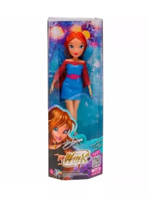 Шарнирная кукла Winx Club Модная Блум с крыльями, 24 см.