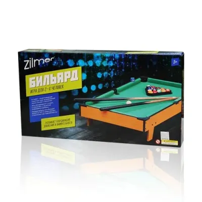 Настольная игра Zilmer “Бильярд“ (81х43х17 см, на ножках)