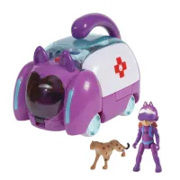 Petronix Игровой набор мега-трансформер 2в1 Китти и фигурка.