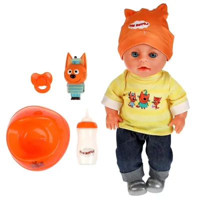 Пупс озвученный Три Кота 30см, КАРАПУЗ